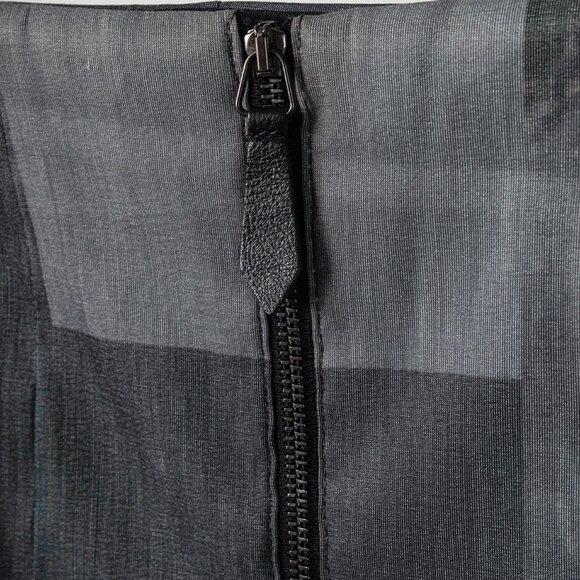 Annette Gortz Grey Pleated Paint Splatter Skirt - Picture 7 of 9